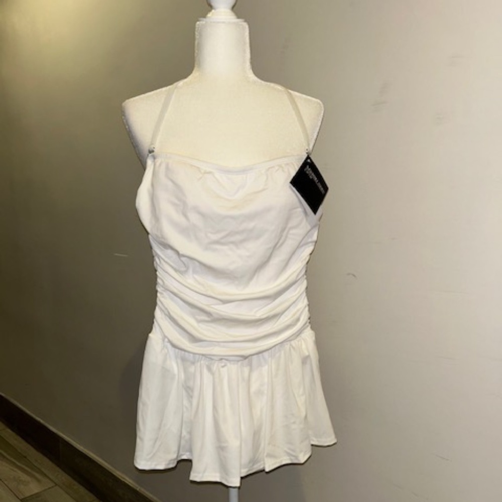 VTG Swim-dress Swimsuit, size 8- NEW